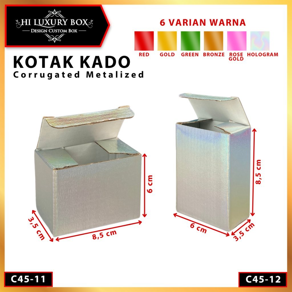 Kotak Souvenir -Box Hologram - Kotak Kado - Bros- C45 - Image 7