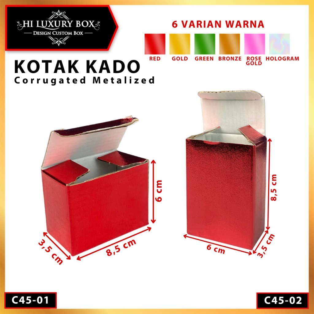 Kotak Souvenir -Box Hologram - Kotak Kado - Bros- C45 - Image 2
