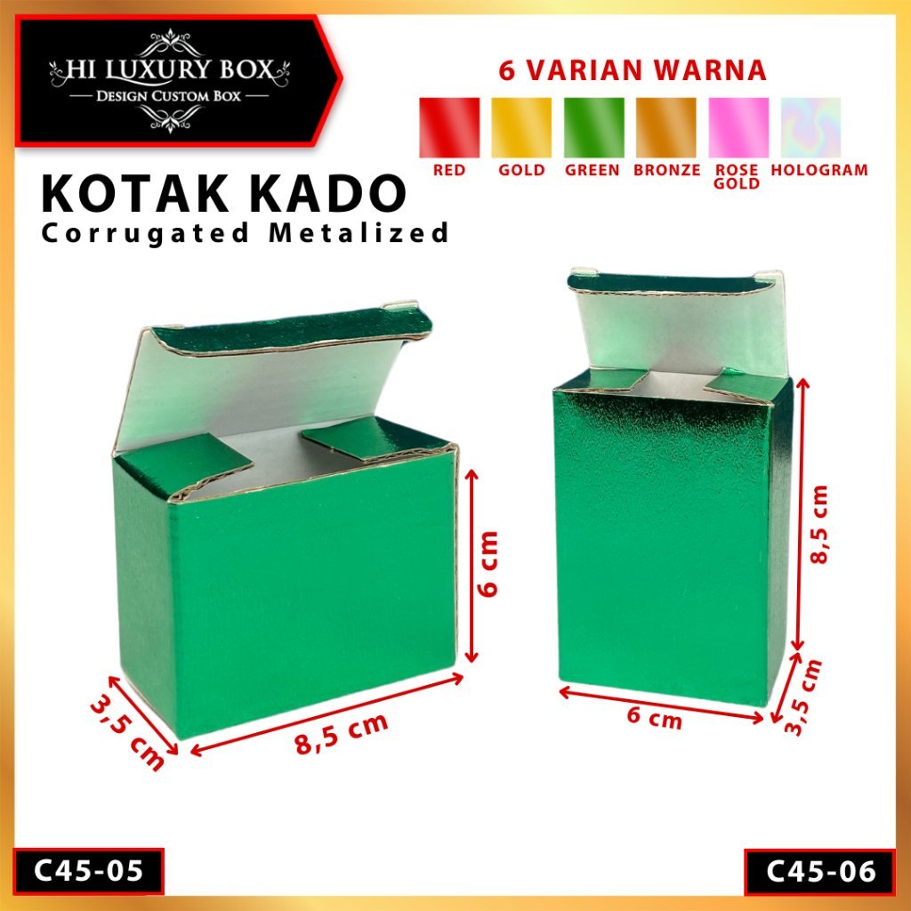 Kotak Souvenir -Box Hologram - Kotak Kado - Bros- C45 - Image 4