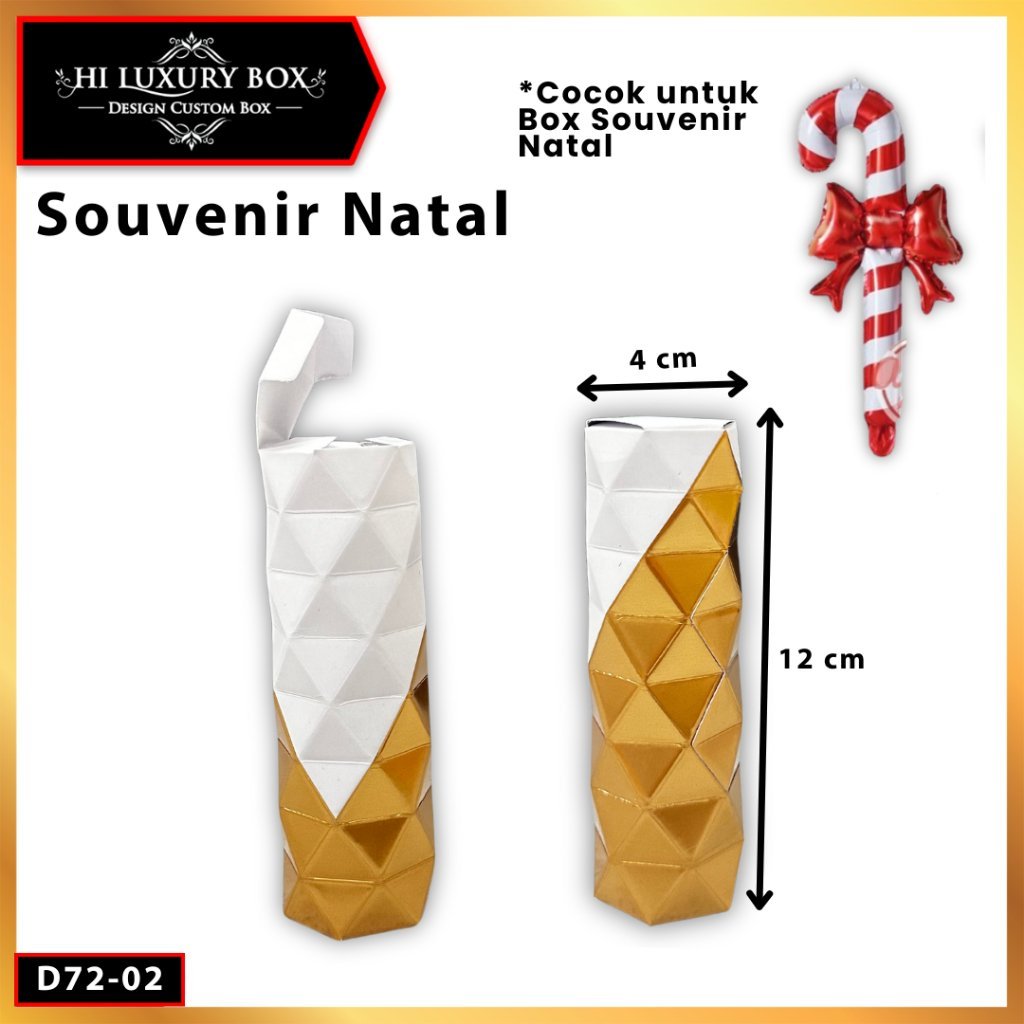 Box Natal / Kotak Kado Christmas /Souvenir Natal / D72 - Image 3