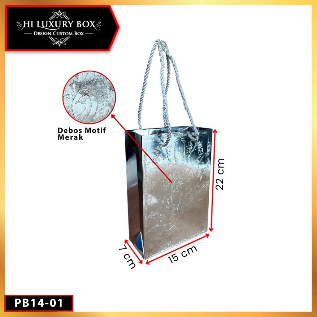 Paper Bag Hadiah Jumbo / Premium Gift Bag / Tas Kado Jinjing /PB14 - Image 2