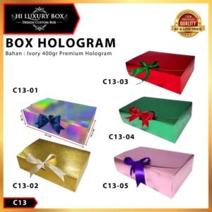 Kotak Kado|Souvenir|Baju|Hologram|Serbaguna|Dus|Box|Packaging|C13
