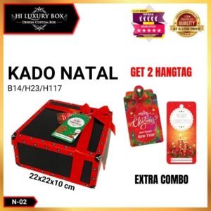 Tas Souvenir Special Natal - Tas Hadiah Merry Christmas - N-05