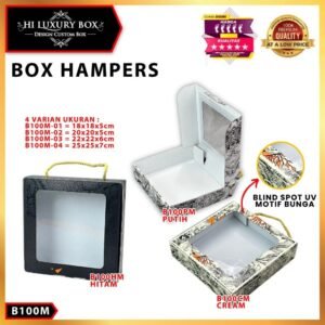 Kotak kado/Box Hampers Mika/Box spot uv leopard/Box Hijab/B100M