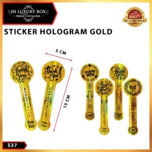 Sticker Segel|Sticker Sealer |Sticker Hologram|Sticker Thank You |S37