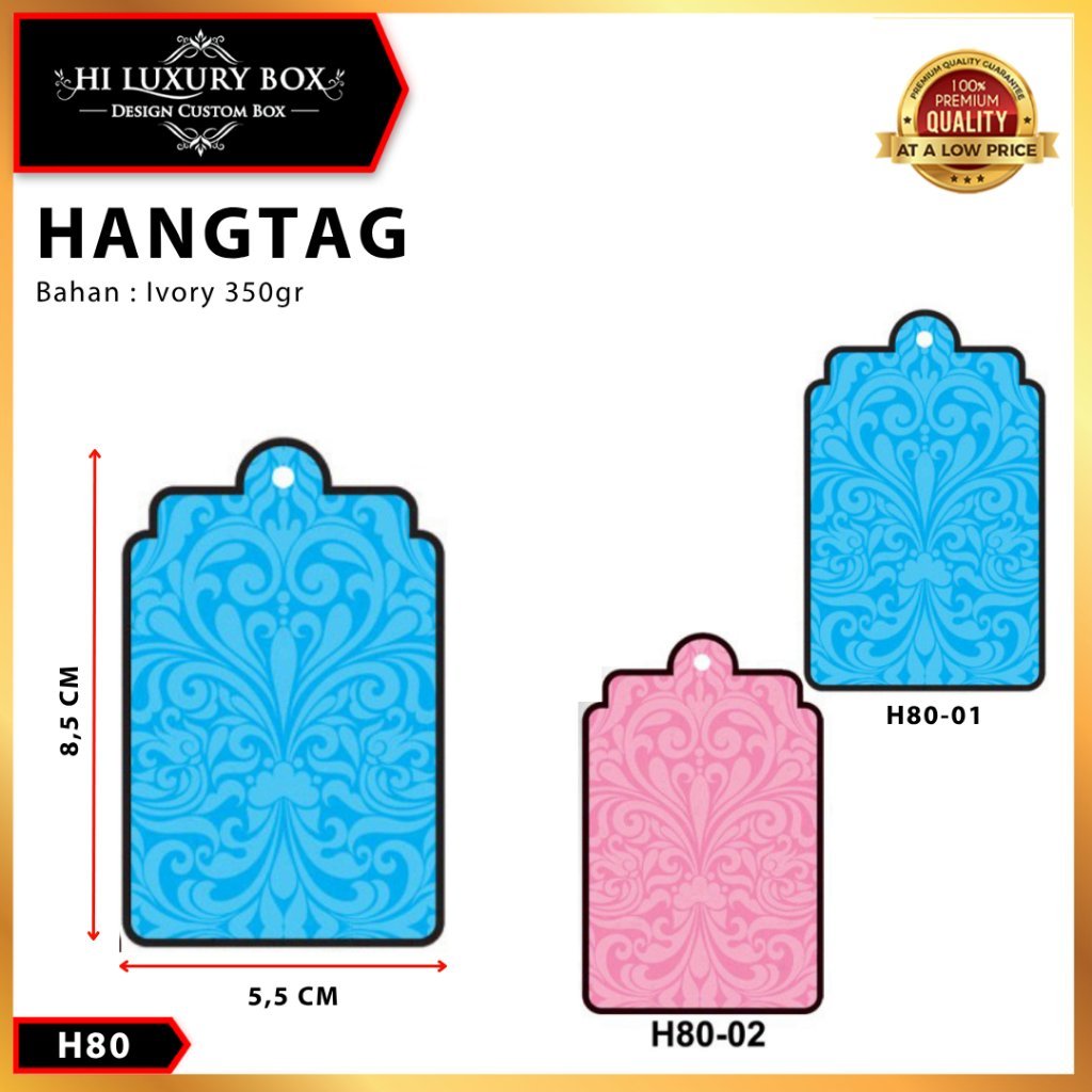 HANGTAG|MURAH|HIASAN|LABEL|AKSESORIS|BOX|DUS|POLOS|H80