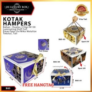 Dus Hampers Lebaran - Kotak Kue Idul Fitri - Hampers Premium - B85