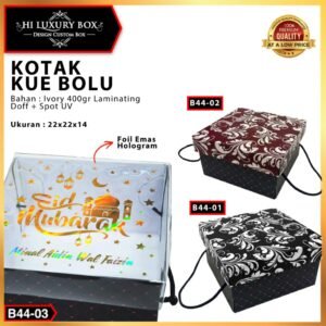 KOTAK KADO|KUE|PACKAGING|SERBAGUNA|DUS|BOX|GIFT|CAKE|B44