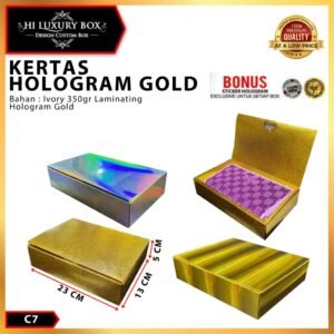 KOTAK SOUVENIR|HOLOGRAM|KADO|HADIAH|BOX|DUS|PACKAGING|C7