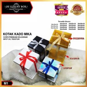 Cake Box Kotak Kue Mika Transparan Dus Hantaran - M1 Tutup Mika 30x30