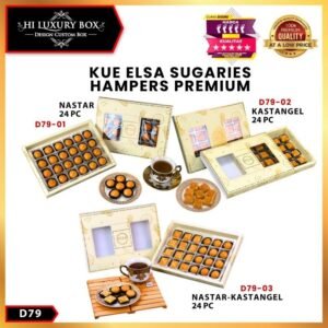ELSA | Paket Hampers Kue Nastar Premium 24 Pcs |Kualitas Terbaik untuk Hadiah Spesial | D79
