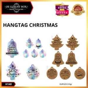 HANGTAG NATAL|MERRY CHRISTMAS|HOLOGRAM|SILVER|HIASAN|AKSESORIS|H140