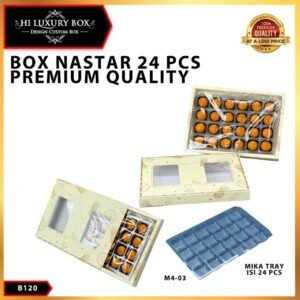 Box Nastar 24 Pcs Premium QualityDus Kue Nastar Coklat & Cake | Ivory 350gr |B120