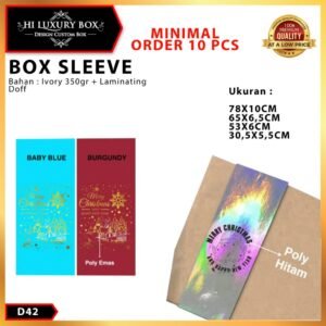 Sleeve Merry Christmas |Sleeve Natal |Paper Belt Natal |Paper Belt D42