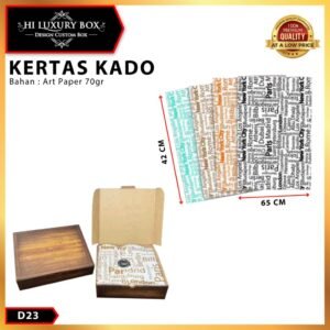 Kertas Kado|Wrapping Paper|Kertas Packing|Kertas Kado Murah| - D23