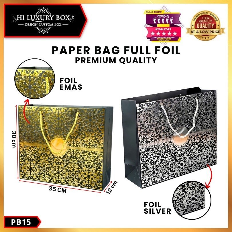 Paper Bag Hadiah Jumbo / Premium Gift Bag / Tas Kado Jinjing / PB15