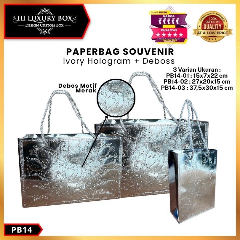 Paper Bag Hadiah Jumbo / Premium Gift Bag / Tas Kado Jinjing /PB14