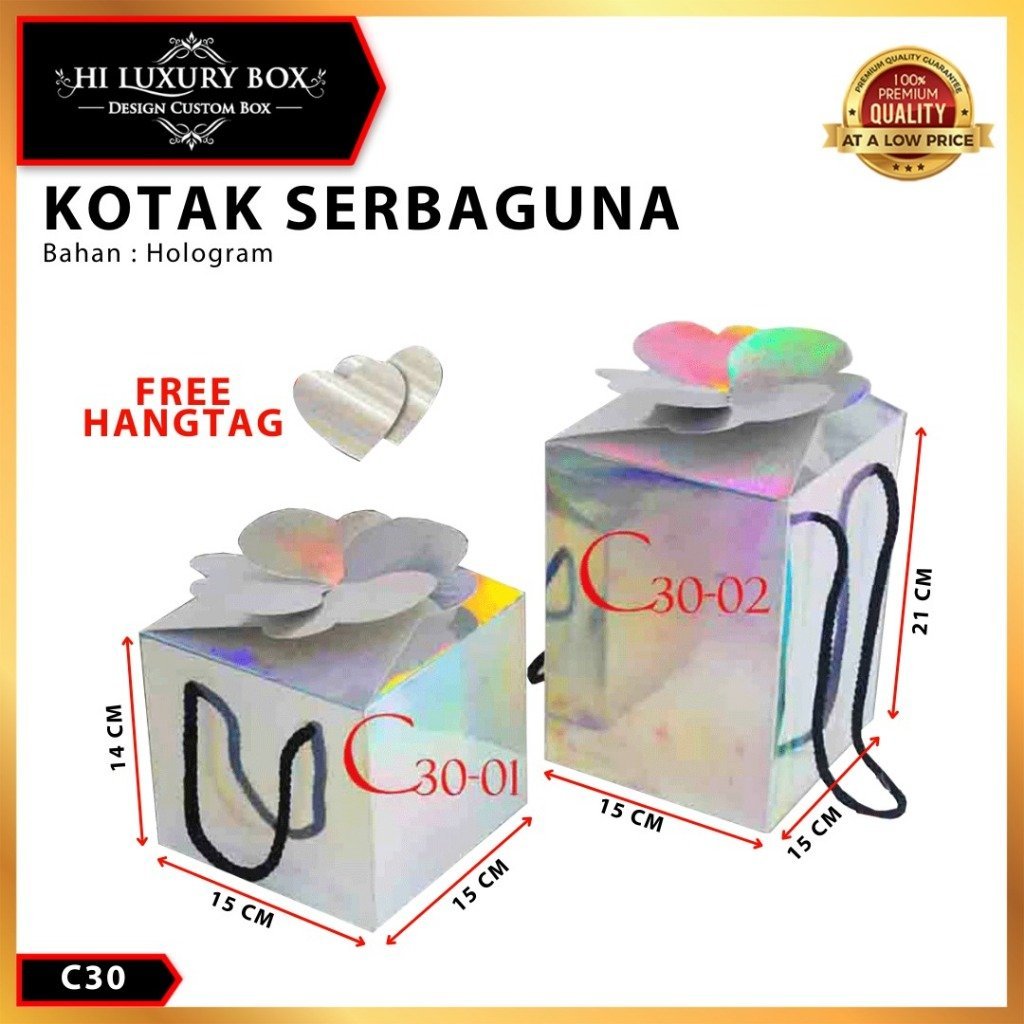 Kotak Kue|Cake|Dus|Hampers|Box|Packaging|Gift|Toples|500GR|C30