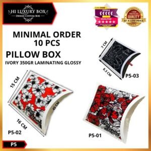 Dus Packaging Kotak Pillow Aksesoris Murah Box Serbaguna| P5