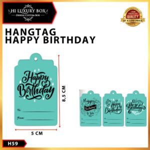 Hangtag - Hangtag Murah - Hangtag Happy Birthday - Hangtag Ulang Tahun - H59