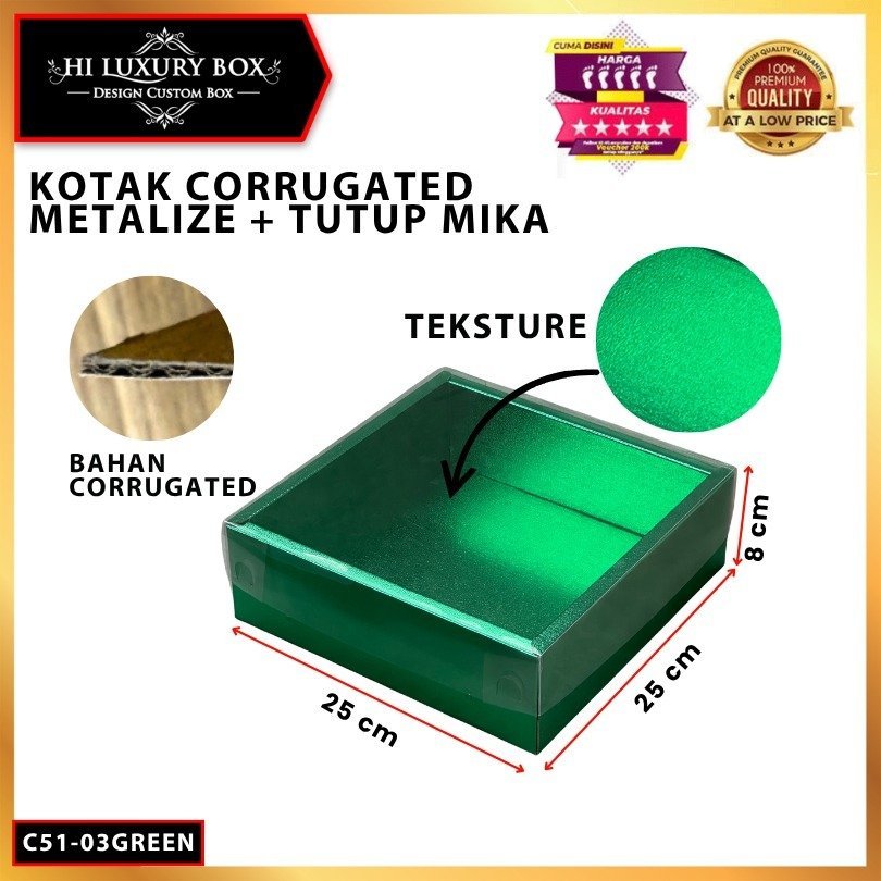 Kotak Kado Hologram tutup mika Souvenir|Dus Hadiah Special Gift|C51 - Image 4