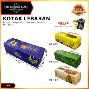 Kotak Kue Lebaran|Idul Fitri|Kue|Bolu|Kado|Serbaguna|Dus|Packaging Box|B65