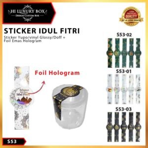 Label Sticker Lebaran Idul Fitri Murah Aksesoris Segel Packaging | S53