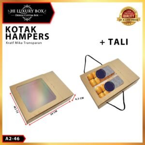 Kotak hampers / Dus mika / kotak kue / box kotak hadiah / A2-46