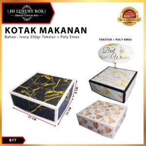 Kotak Kue/KotakBolu/Bakery/Hampers/kotak Makan B77