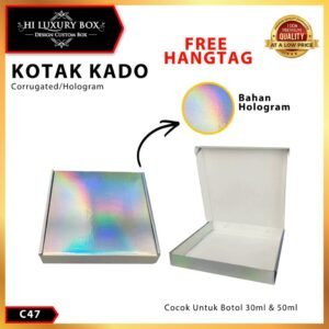 Kotak Kado|Box Hologram|Box Hijab|Box Serbaguna|Packaging|Box|Dus|C47