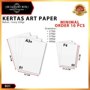 Kertas|Kertas Lembaran|Kertas Murah|Kertas Art Carton|D21