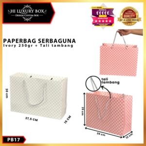 Paper Bag Hadiah Jumbo / Premium Gift Bag / Tas Kado Jinjing / PB17
