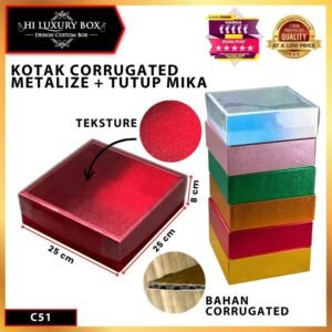 Kotak Kado Hologram tutup mika Souvenir|Dus Hadiah Special Gift|C51