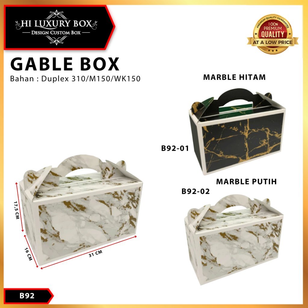 Box Hampers- Kotak Kue-Toples Tabung-Box serbaguna- B92