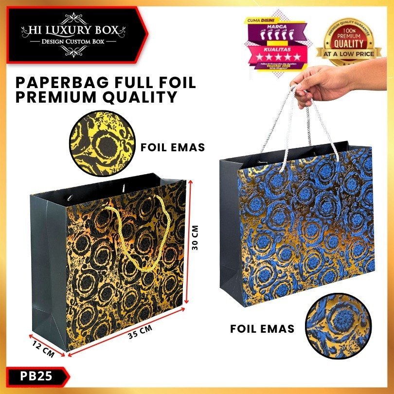 Paper Bag Hadiah Jumbo / Premium Gift Bag / Tas Kado Jinjing / PB25