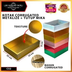 Kotak Kado Hologram tutup mika Souvenir|Dus Hadiah Special Gift|C52