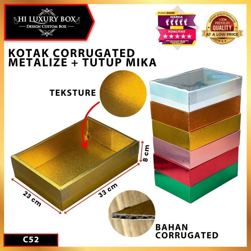 Kotak Kado Hologram tutup mika Souvenir|Dus Hadiah Special Gift|C52