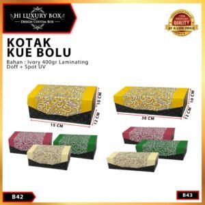 Kotak Bolu|Brownies|Murah|Makanan|Serbaguna|Dus|Box|Packaging|B42