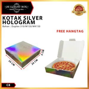 Kotak Kue|Box Hologram|Kotak Kado|Box Serbaguna|Packaging|Dus|C8