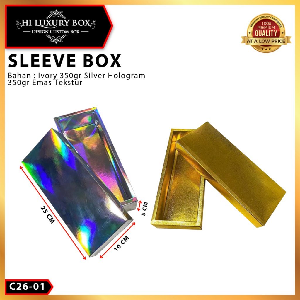 Box Hologram|Kotak Kado|Gift Box|Souvenir|Dompet|C26