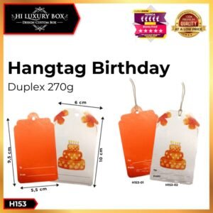Hangtag|Hangtag Murah|Hangtag Happy Birthday|Hangtag Ulang Tahun H153