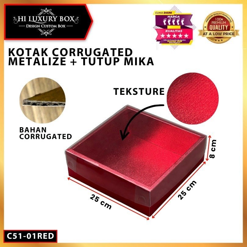 Kotak Kado Hologram tutup mika Souvenir|Dus Hadiah Special Gift|C51 - Image 2