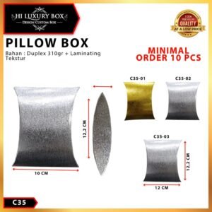 Kotak Kado | Kotak Pillow | Souvenir Box| Giftbox | Box Hologram C35