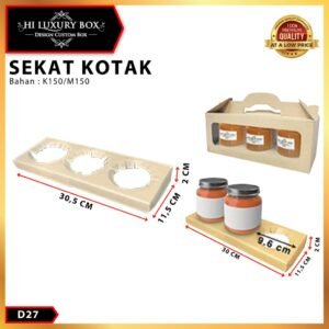 Sekat Box|Sekat Kotak kue|D27