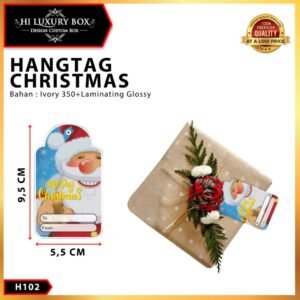 SULTAN - Hangtag Merry Christmas - Hangtag kado Murah - H102
