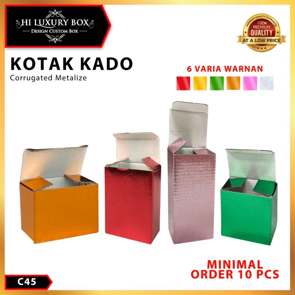 Kotak Souvenir -Box Hologram - Kotak Kado - Bros- C45