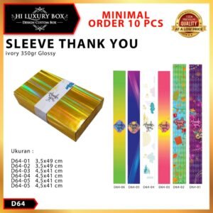 SleeveboxLabel/Hiasan/Paaper Belt Thank You Vertikal|D64