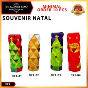 Box Natal / Kotak Kado Christmas /Souvenir Natal / D72