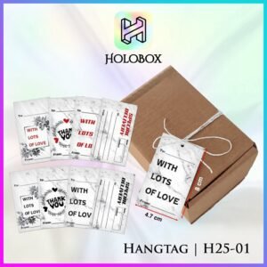 Hang Tag Label baju - Hang Tag Motif 4,7x8 | H25