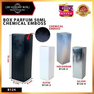 Box Parfum Chemical EMBOS|50 Ml | Sliding Box|5X5X15| B124